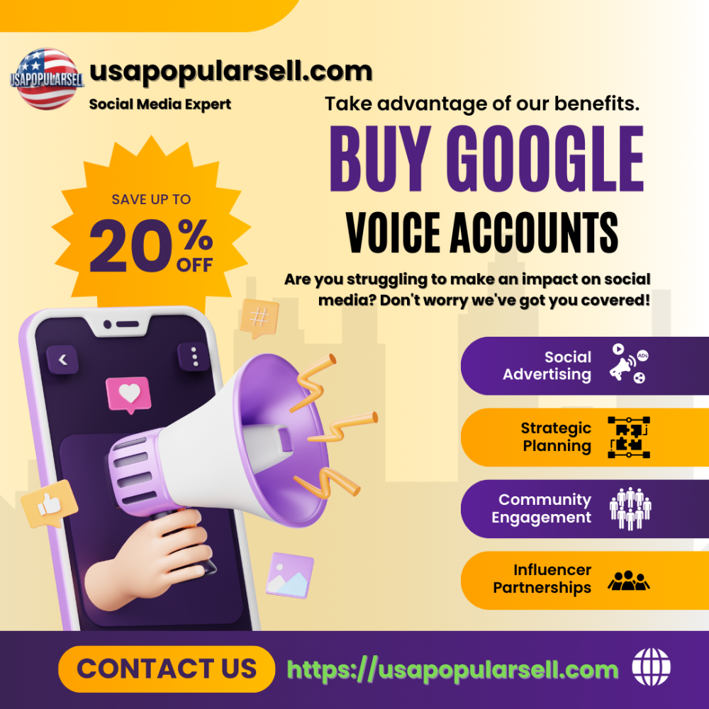 Buy Google Voice Accounts